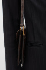 Hermès Vintage 1977 Havane Leather Lydie Bag