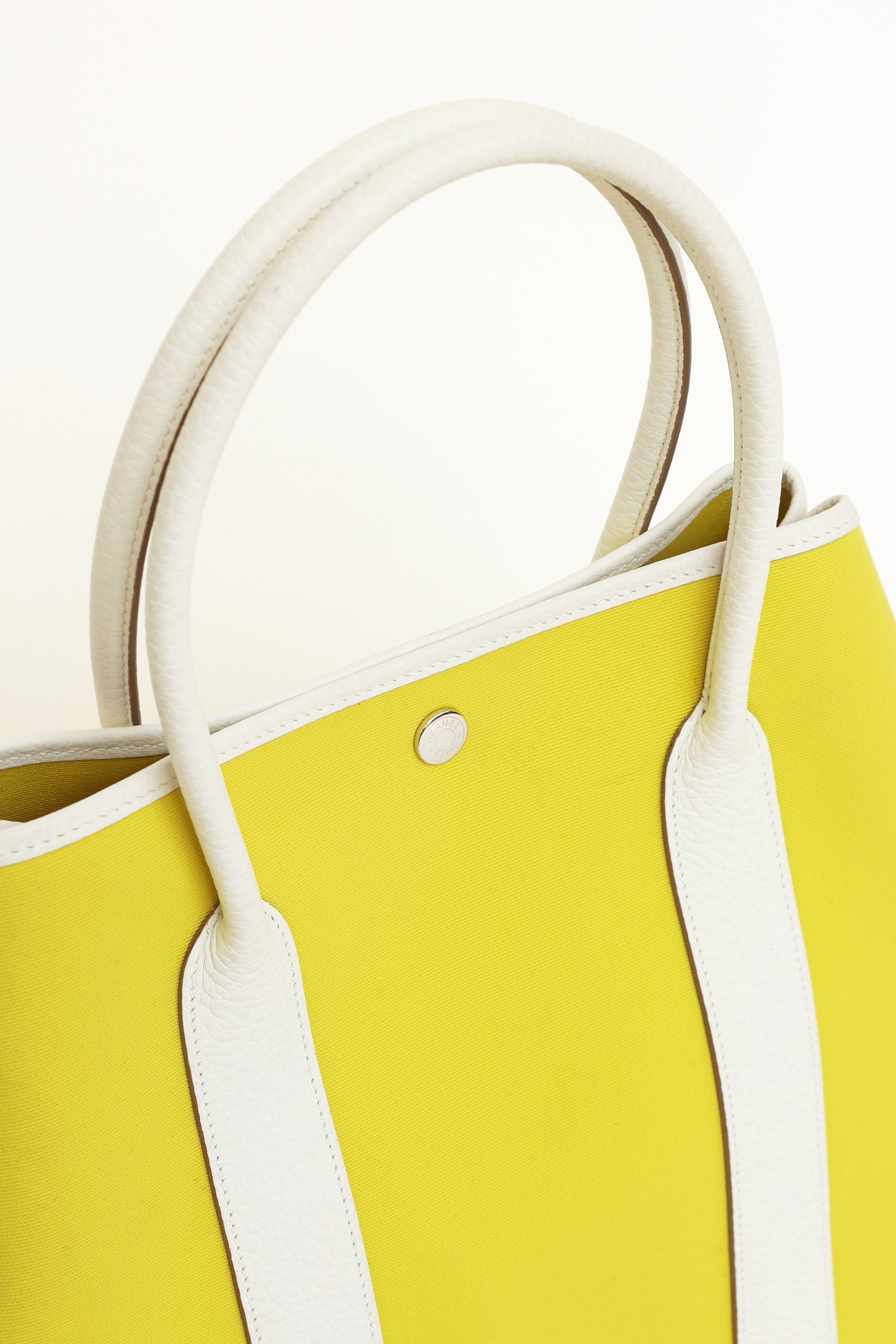 Hermès // 2022 Lime Blanc Garden File 37 Bag – VSP Consignment