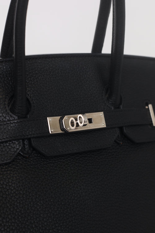 Hermès 2010 35 Noir Togo Leather Birkin Bag