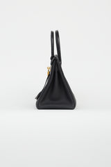 Hermès 2034 Noir Togo Birkin 30 Touch Bag
