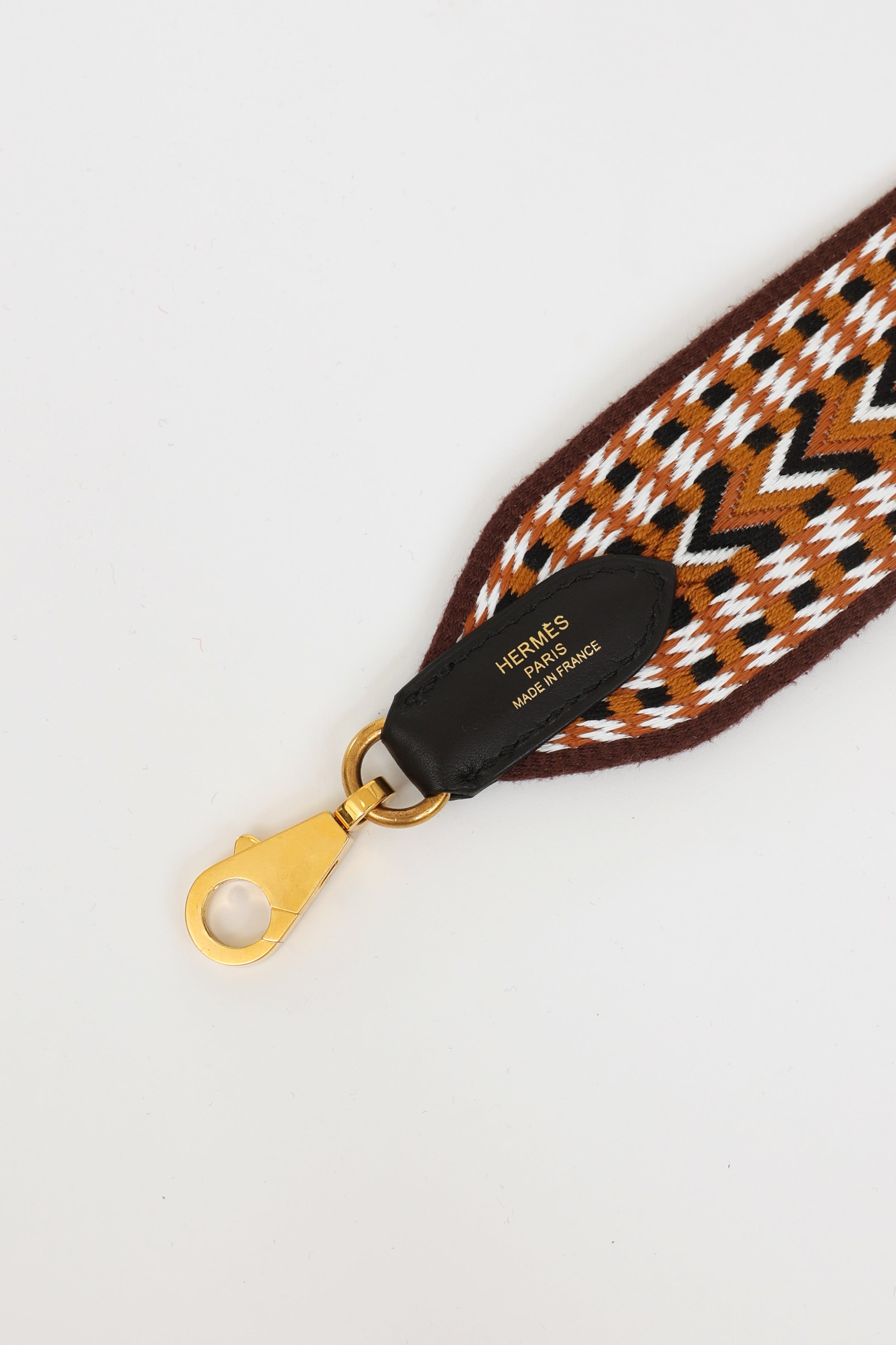 Hermès // 2020 Brown Toile Swift Sangle Allegro 50mm Strap – VSP Consignment