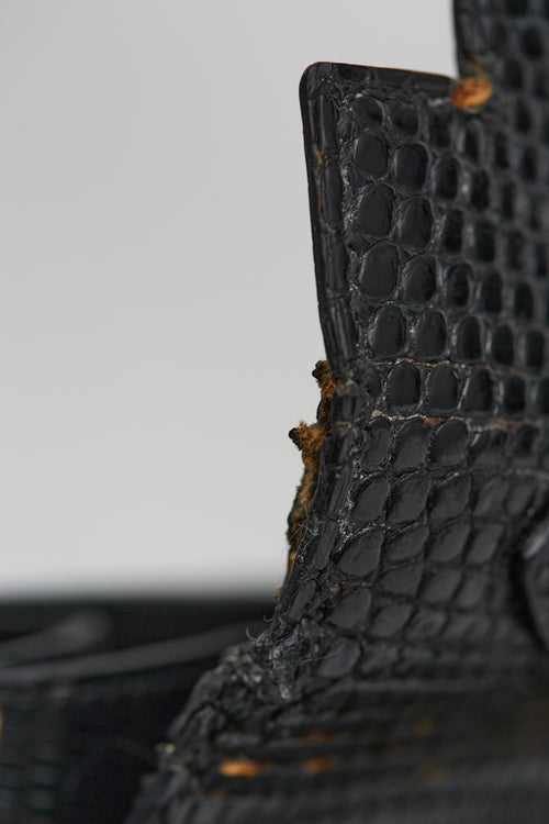 Hermès Vintage 1990 Noir Leather Kelly 32  Bag