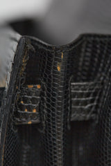 Hermès Vintage 1990 Noir Leather Kelly 32  Bag