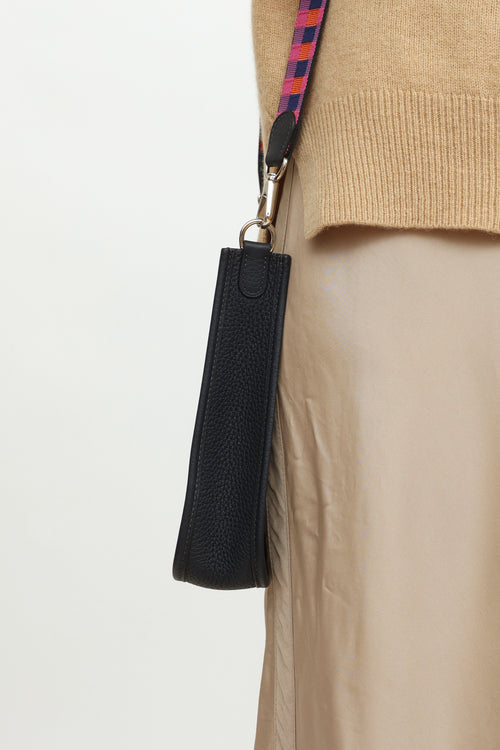 Hermès Bleu Nuit Mini Evelyne TPM Shoulder Bag