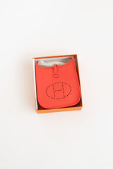 Hermès 2023 Evelyne Clemence Mini Rose Texas TPM Bag