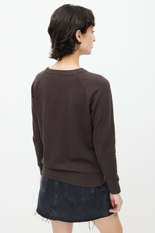 Isabel Marant Étoile Grey Patchwork Rise Sweater
