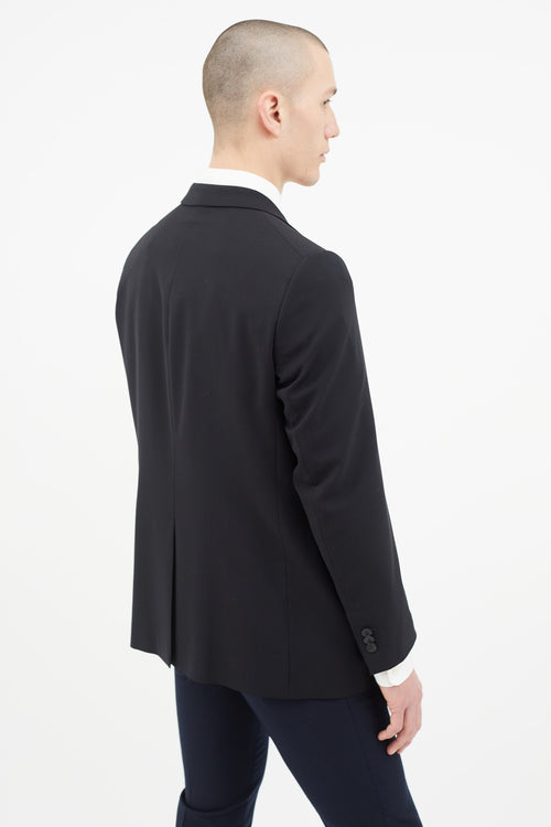 Jil Sander Black Two Button Lined Blazer