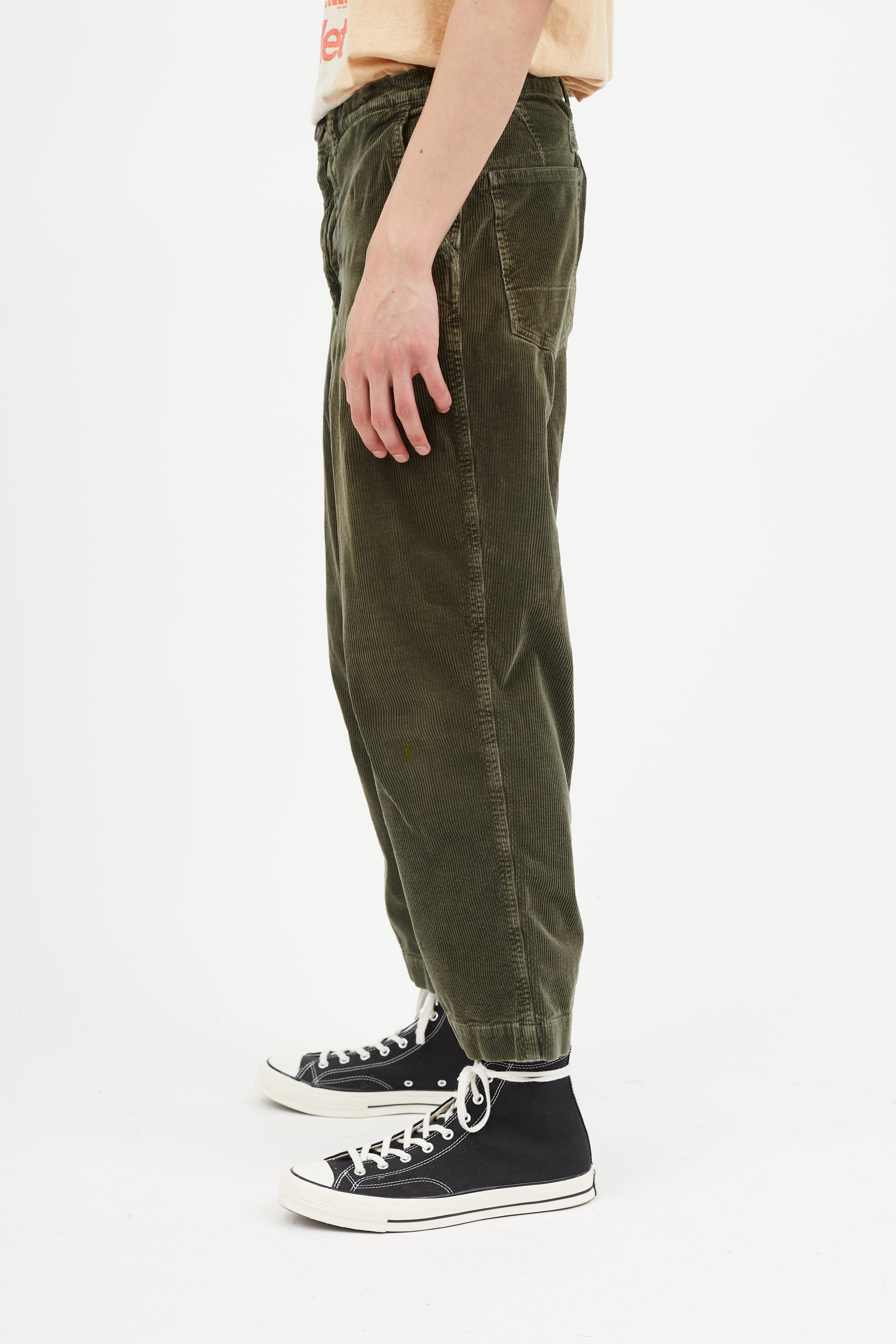 Junya Watanabe // Green Corduroy Belted Pant – VSP Consignment