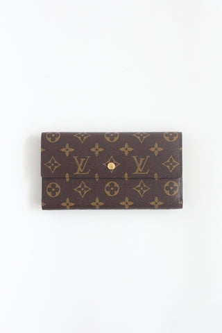 Louis Vuitton Brown Monogram Portefeuille Wallet
