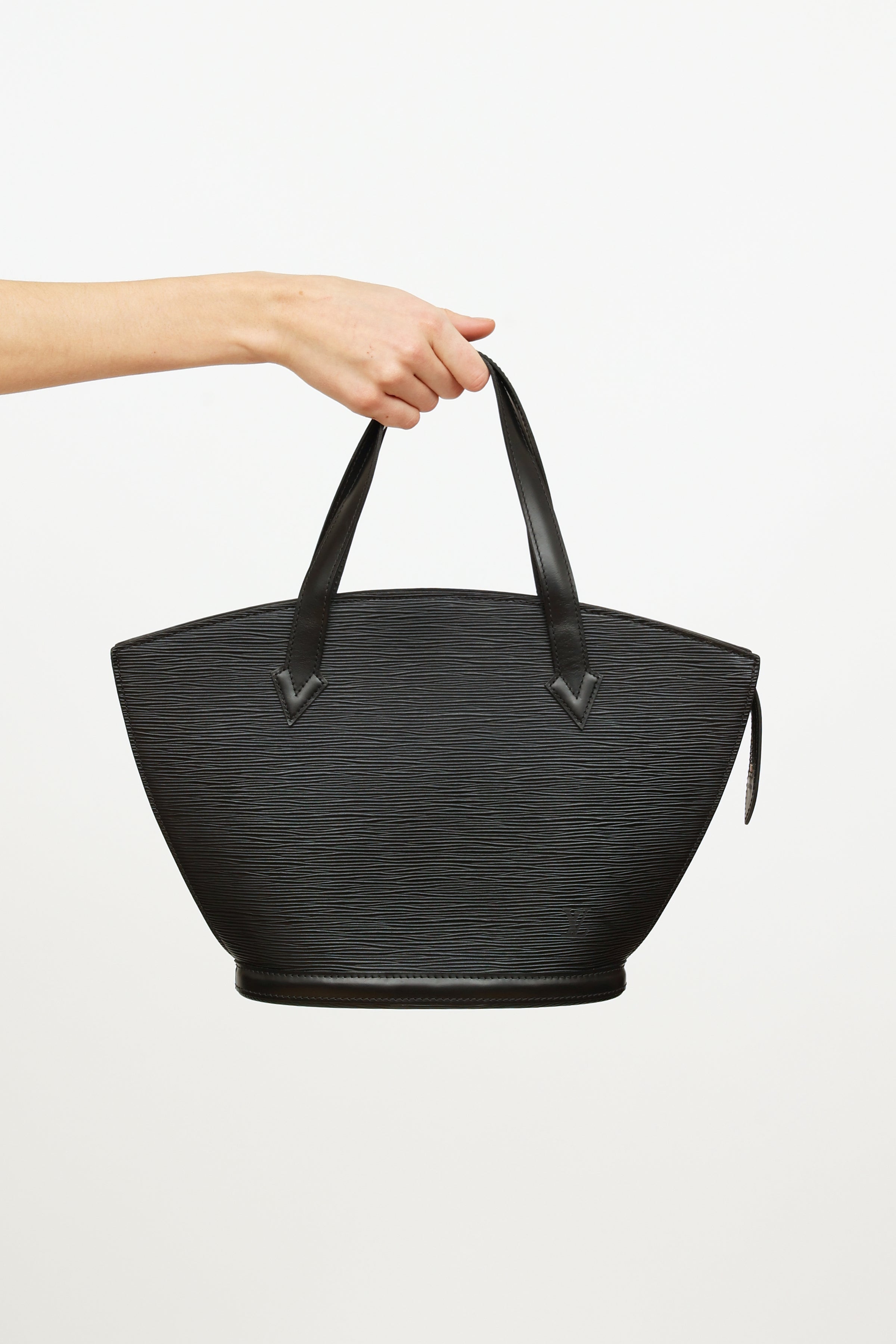 Louis Vuitton Black Epi Leather Saint Jacques PM Tote Bag