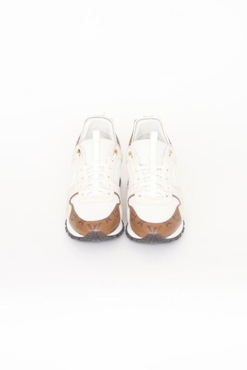 Louis Vuitton Suede Reverse Monogram Run Away Sneakers