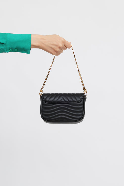 Black New Wave Multi Pochette Bag