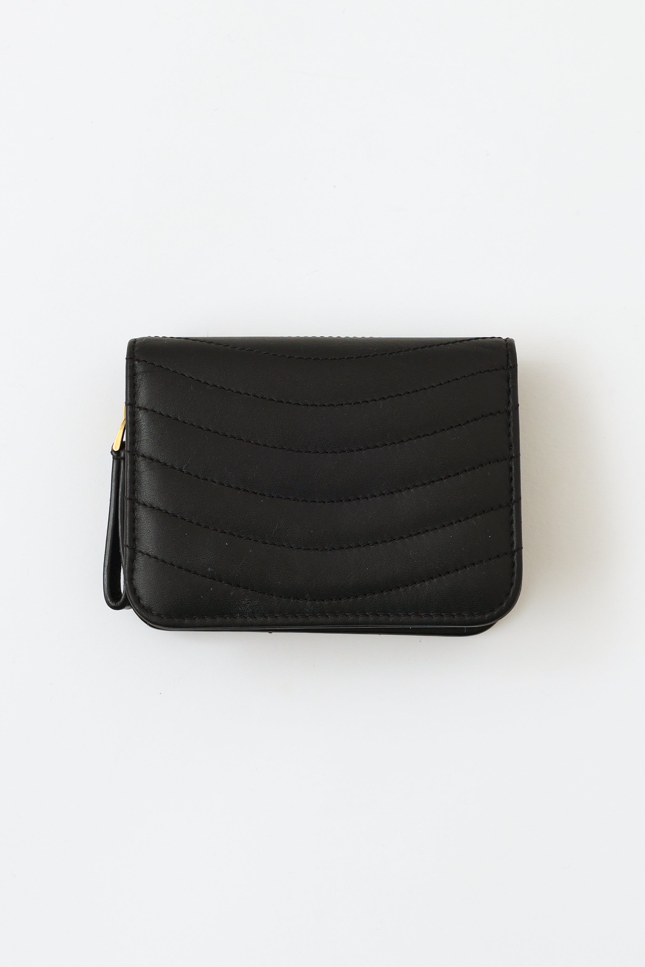 2019 Leather New Wave Compact Wallet
