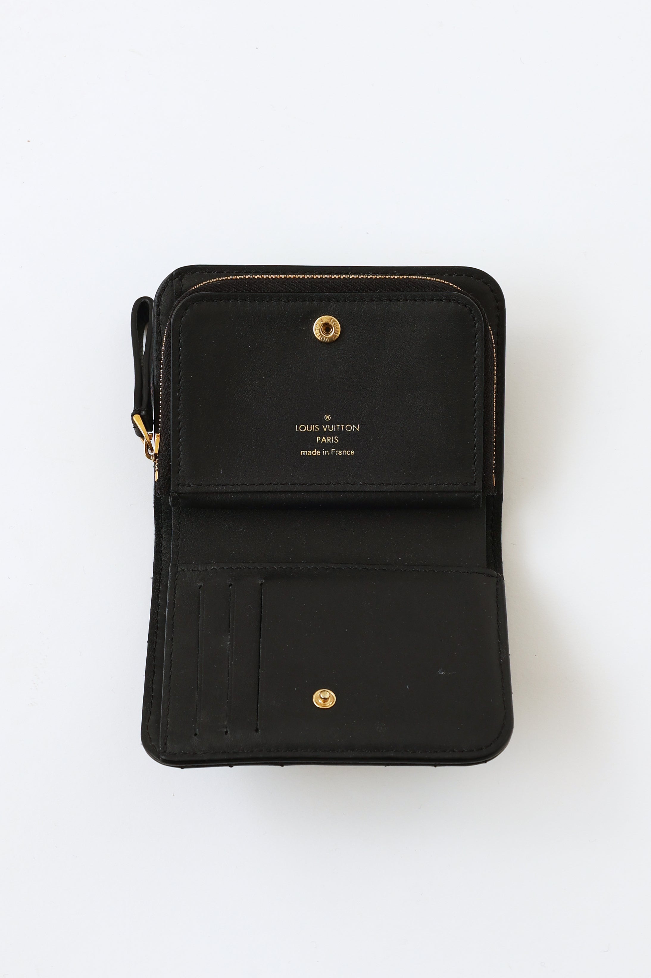 Louis Vuitton 2019 Leather New Wave Compact Wallet - Black Wallets,  Accessories - LOU753135