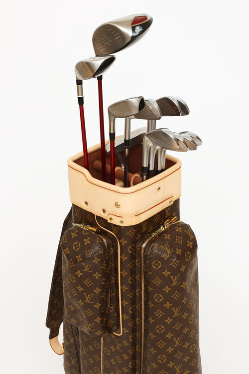 Louis Vuitton Brown Monogram Golf Bag