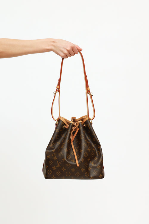 Louis Vuitton Monogram Brown Petit Noé Bag