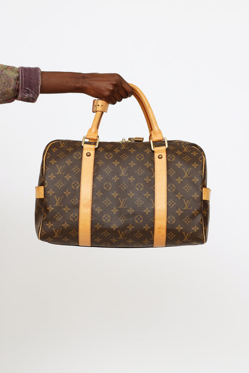 Louis Vuitton Brown Monogram Carryall Bag