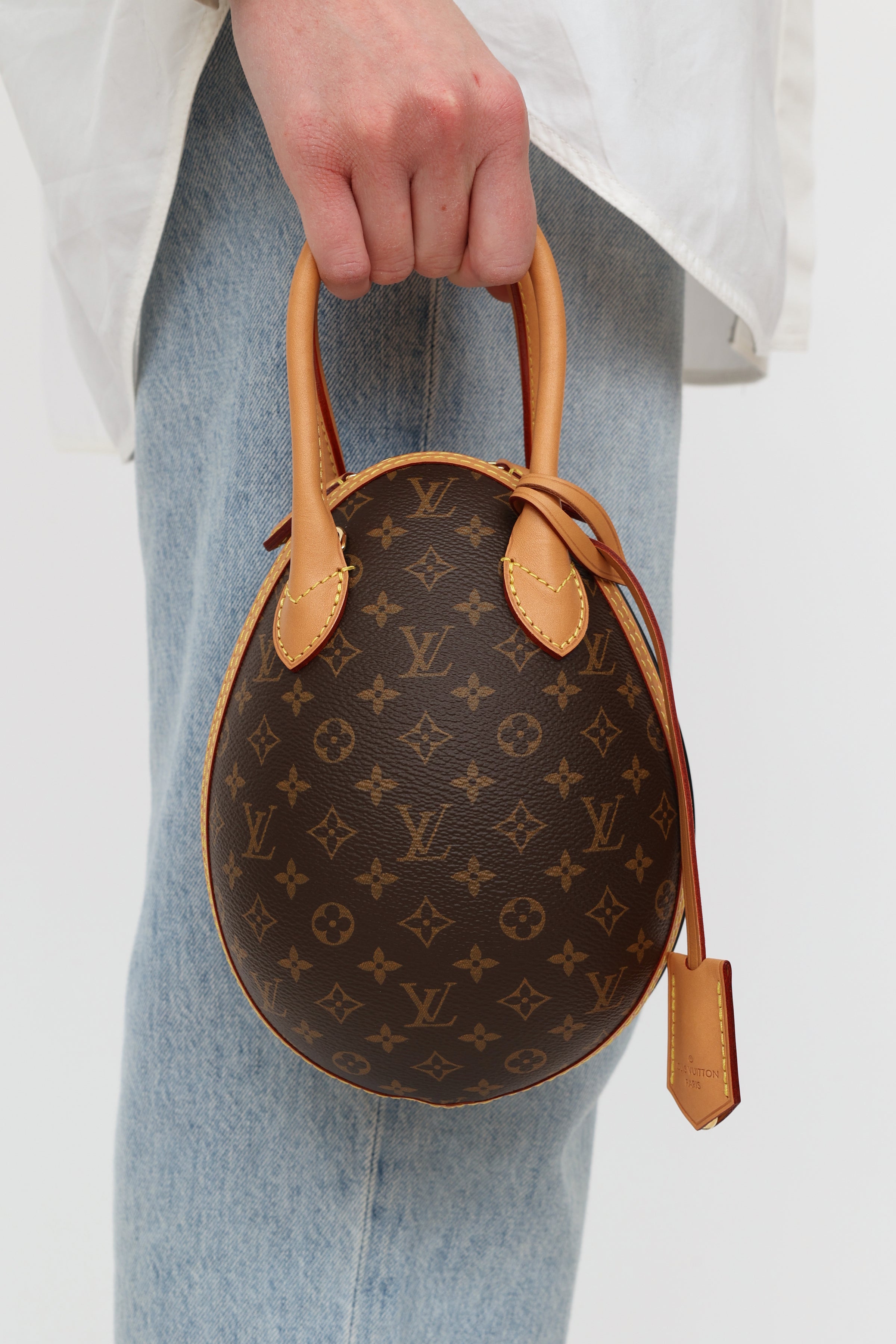 Louis Vuitton Egg Bag Monogram Canvas and Leather Black 12199166