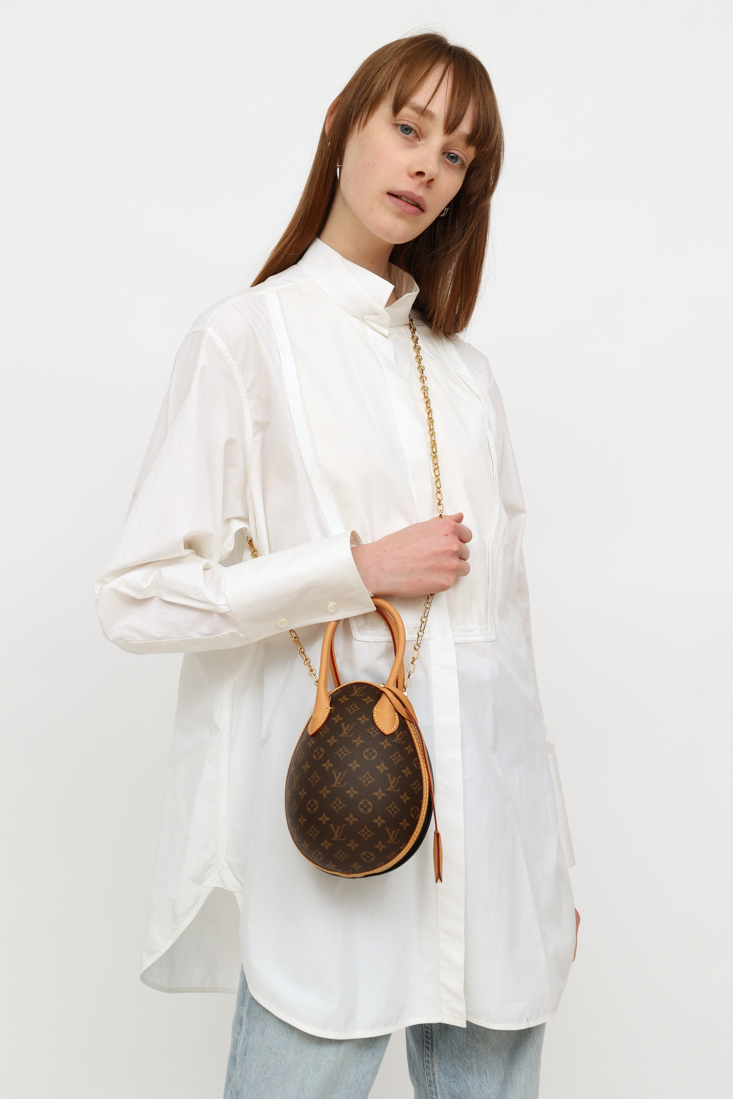 Louis Vuitton 2019 Monogram LV Egg Bag w/ Tags - Black Crossbody