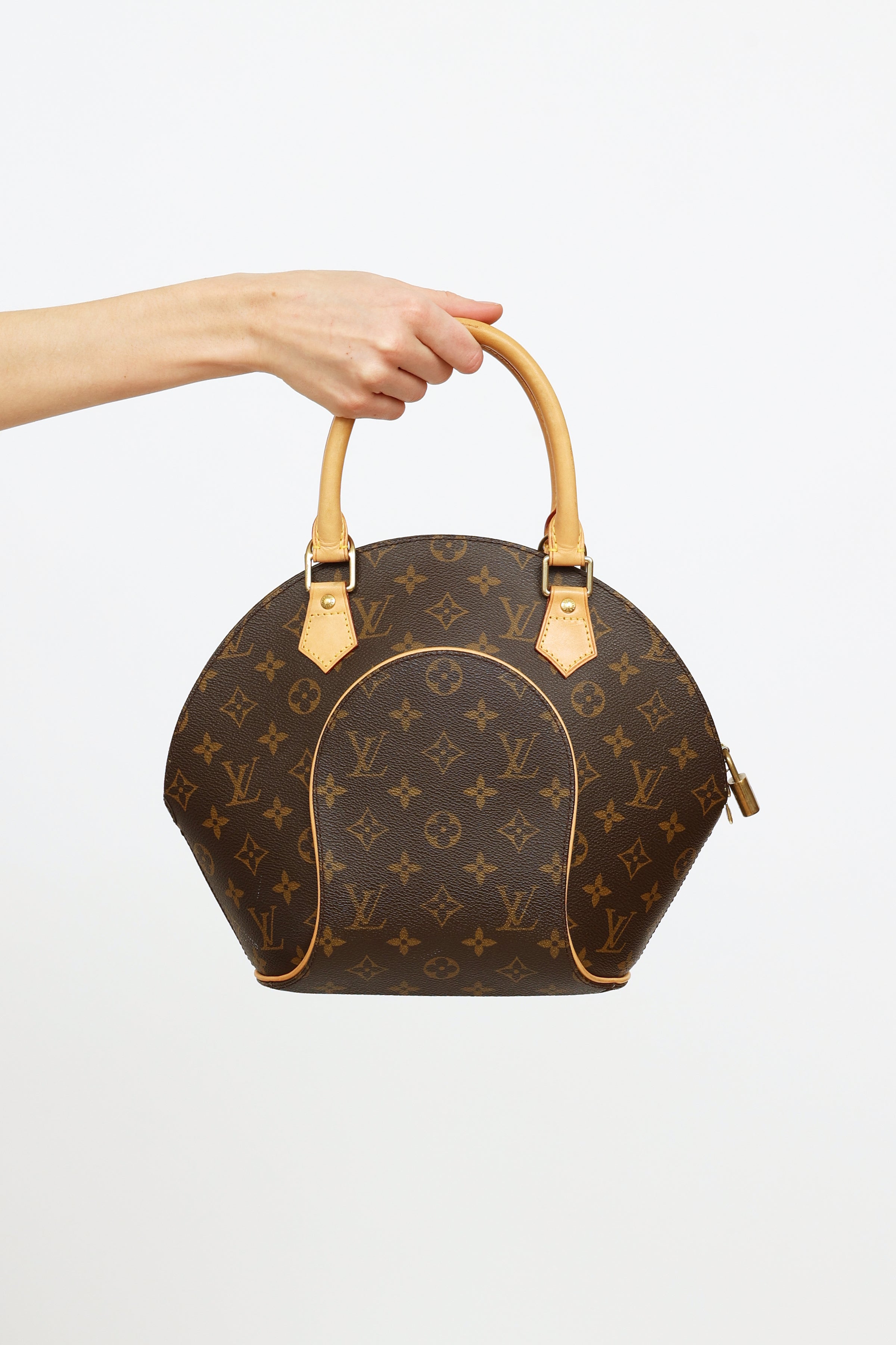 Louis Vuitton Monogram Ellipse MM - Brown Handle Bags, Handbags - LOU754232