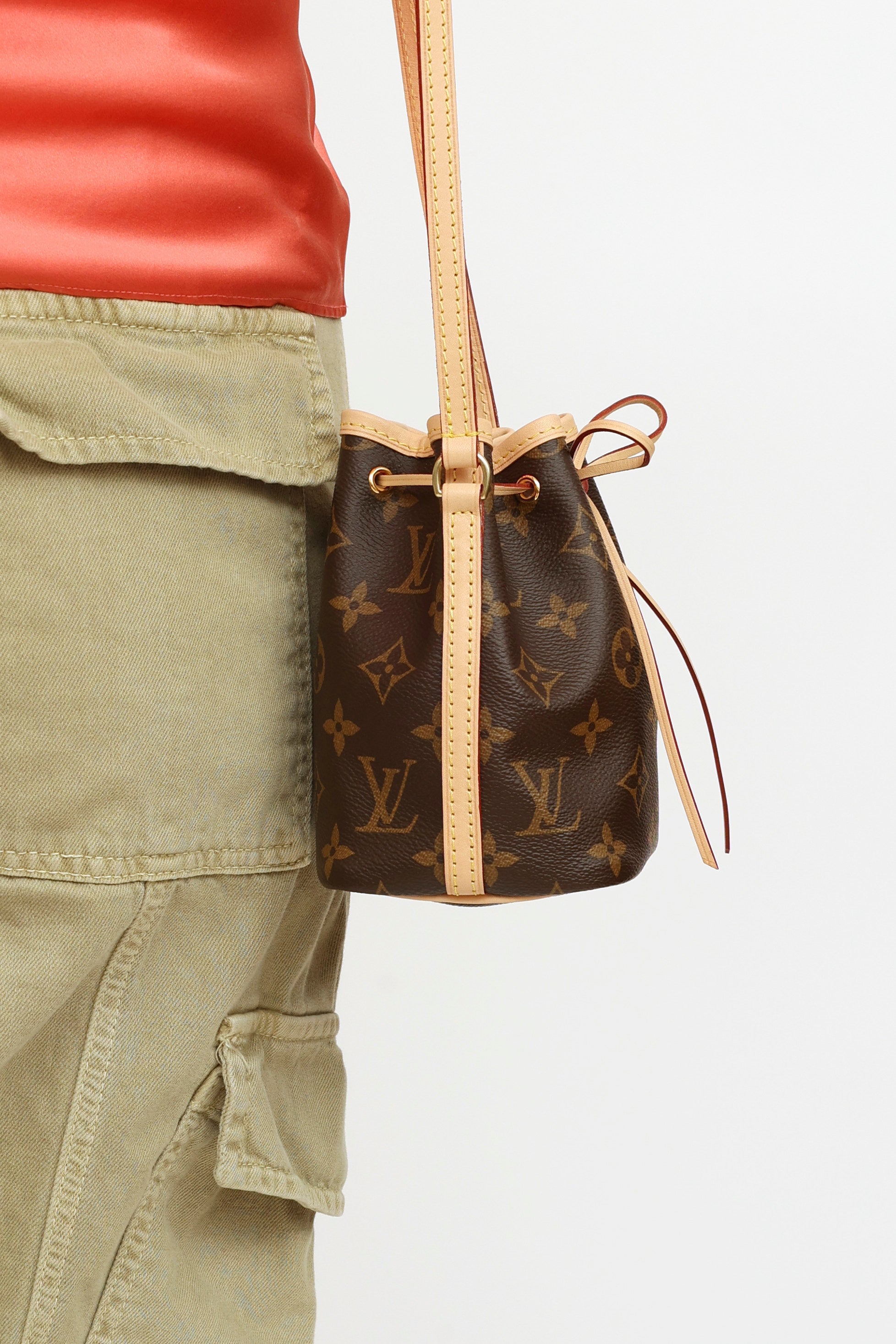 Louis Vuitton - Authenticated Nano Noé Handbag - Leather Brown for Women, Never Worn