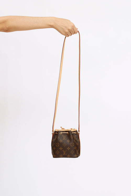 Louis Vuitton Brown Monogram Nano Noé Bag