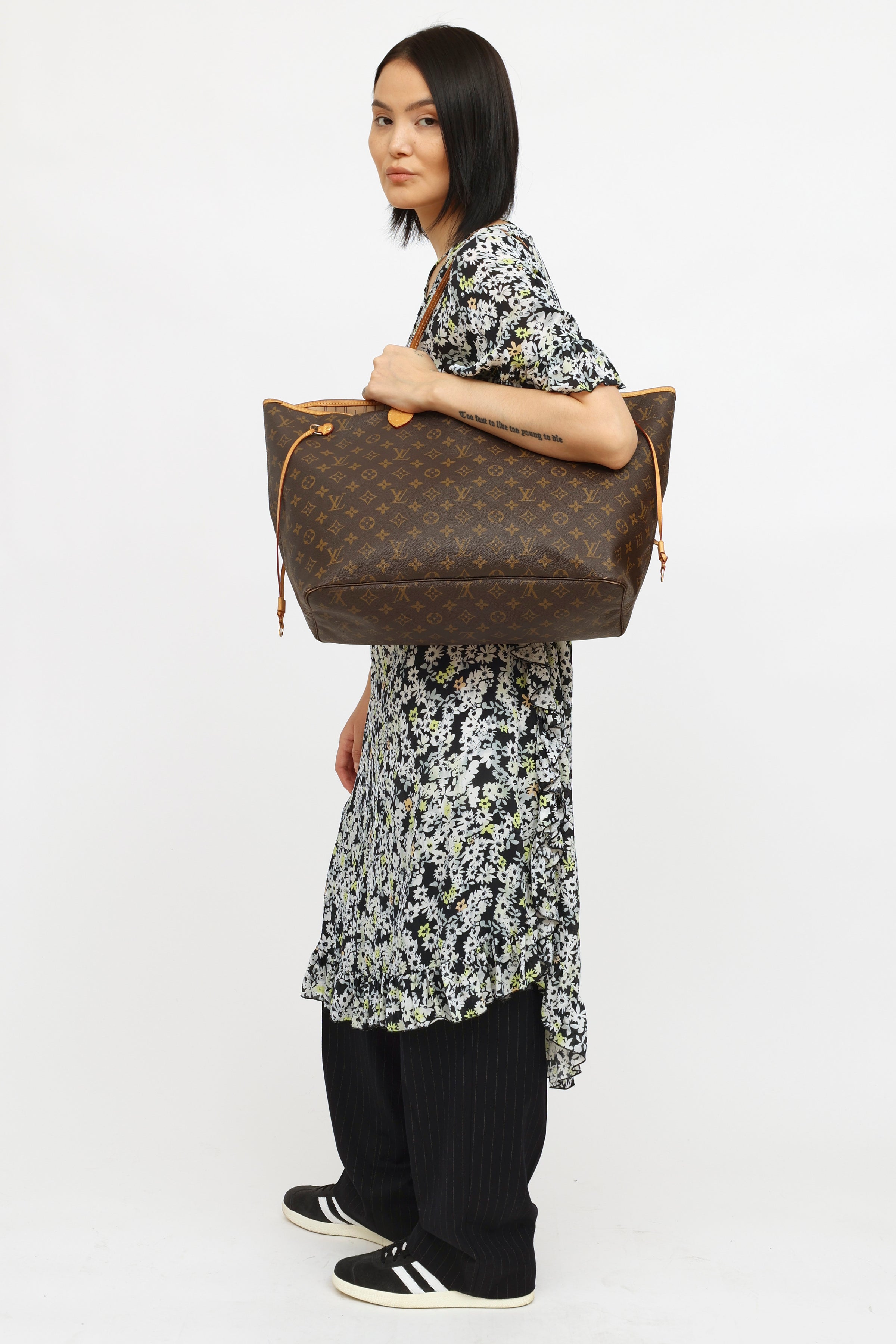 Louis Vuitton // Brown Monogram Neverfull GM Tote Bag – VSP
