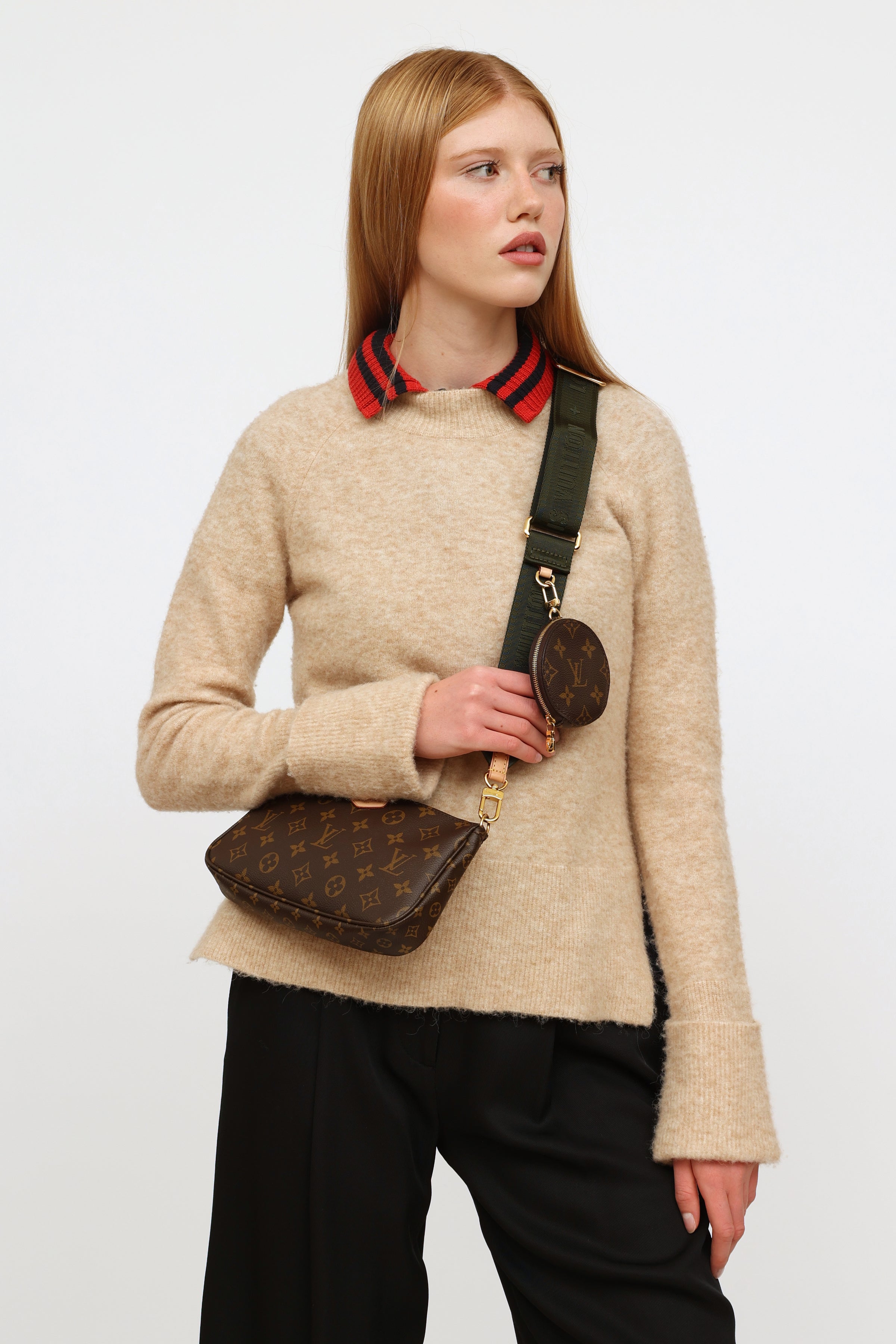 Louis Vuitton Multi pockets c Khaki Cloth ref.239722 - Joli Closet