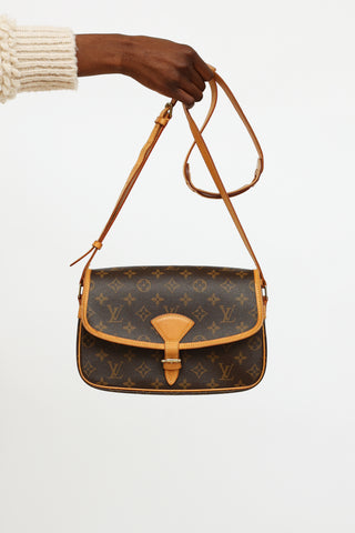 Louis Vuitton 2012 Brown Monogram Sologne Crossbody Bag