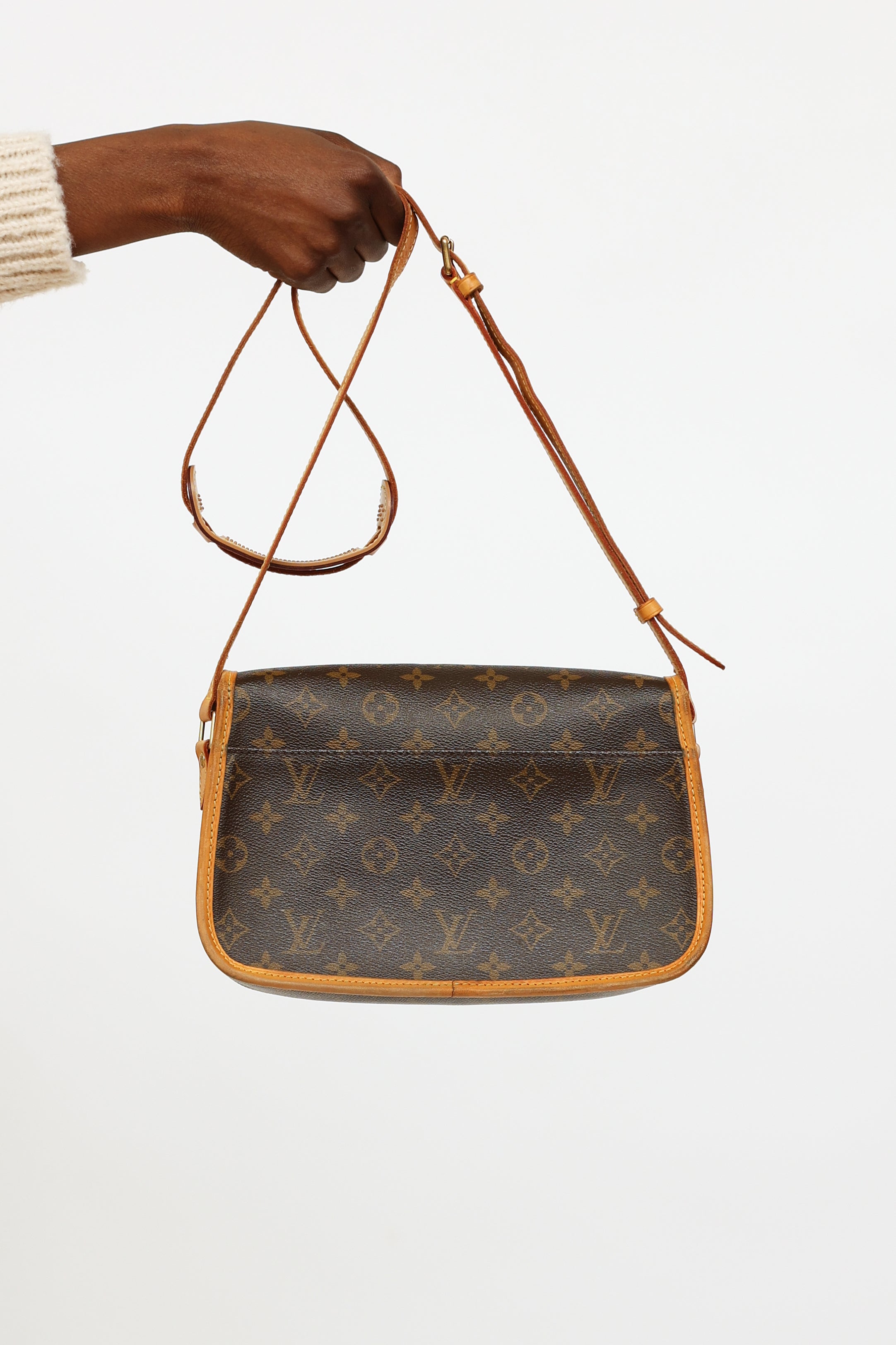 Louis Vuitton // 2012 Brown Monogram Sologne Crossbody Bag – VSP