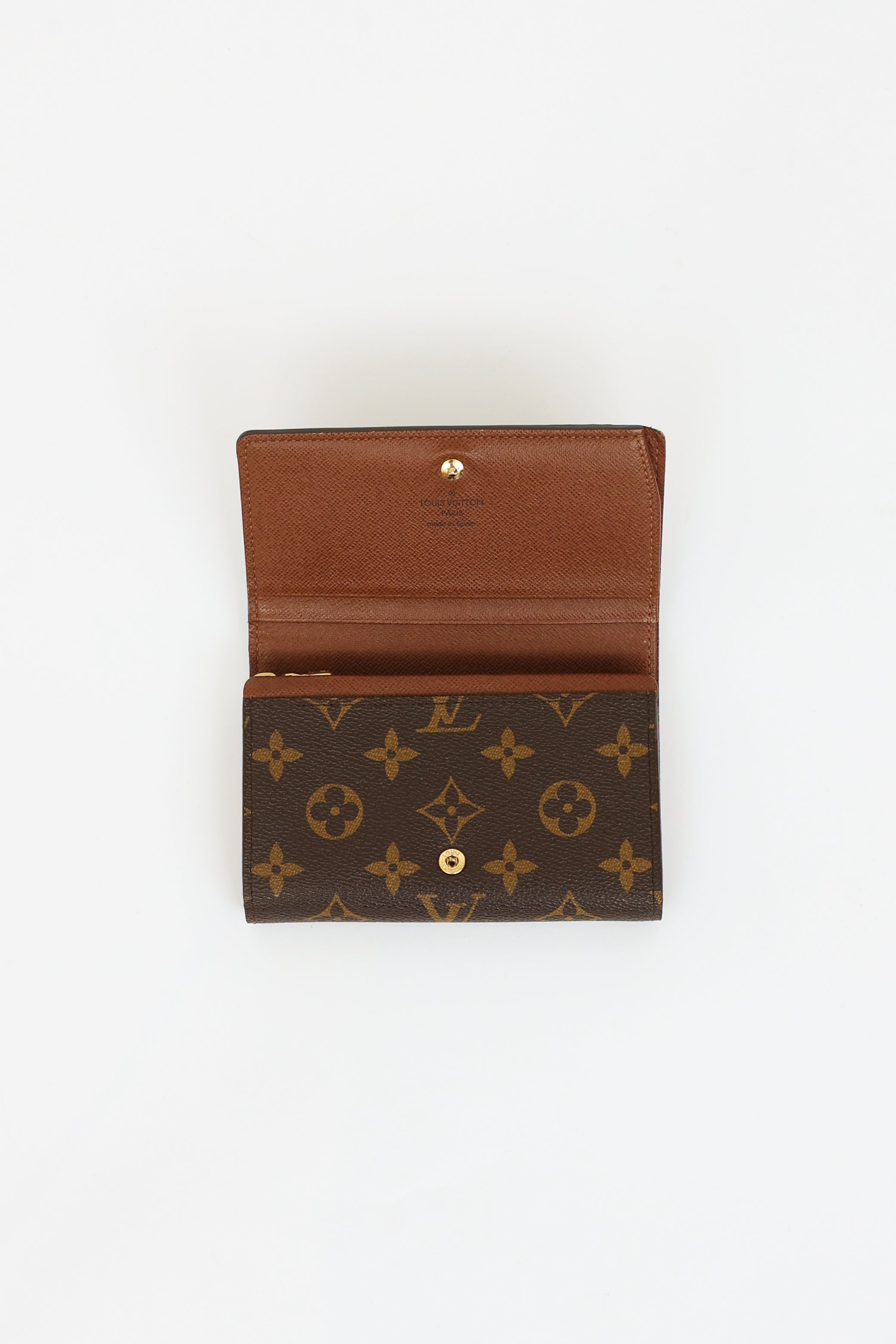 Louis Vuitton Trifold Compact Wallet Classic Monogram  ＬＯＶＥＬＯＴＳＬＵＸＵＲＹ