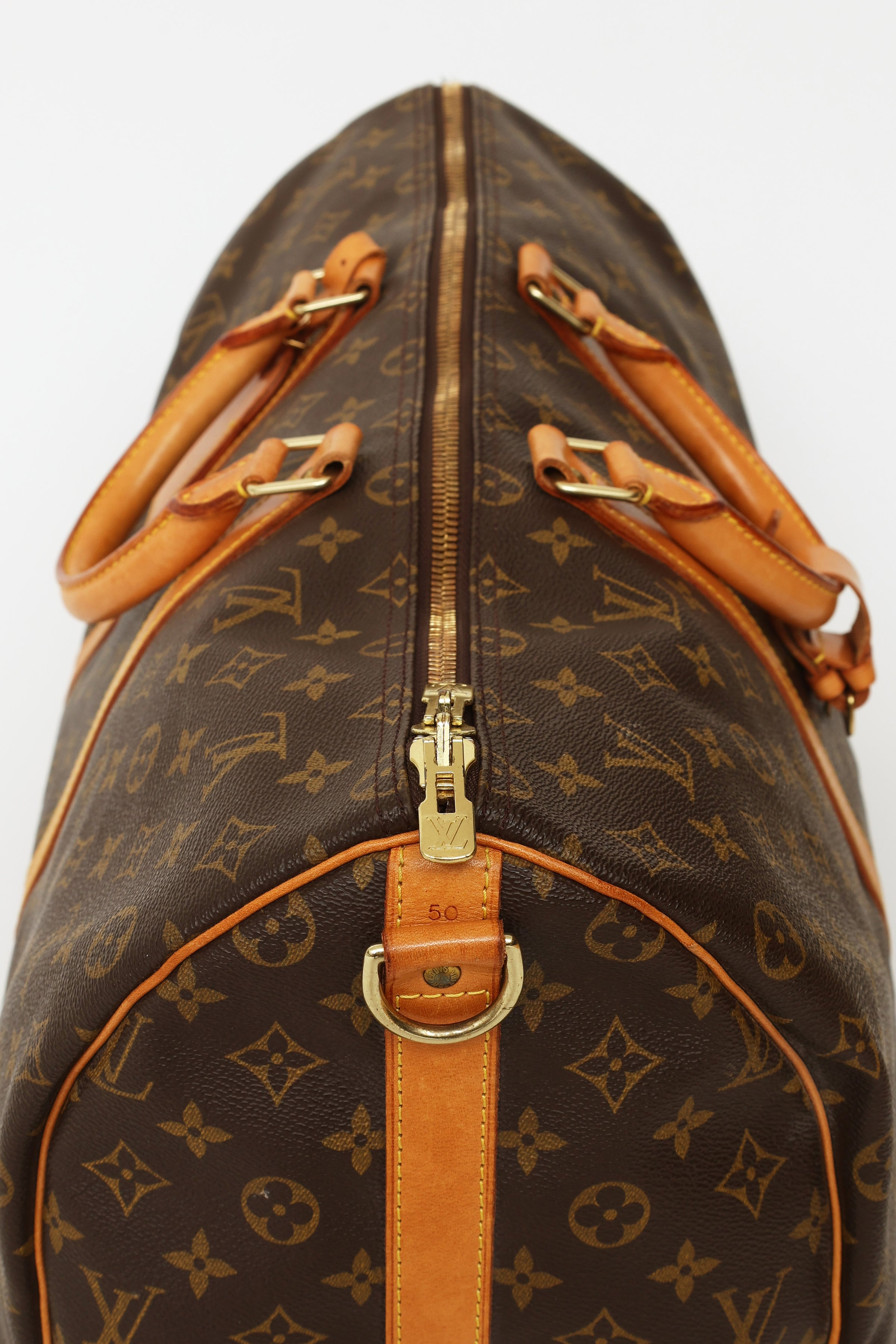 Authenticated Used Louis Vuitton Keepall Bandouliere 50 Women's