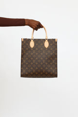 Louis Vuitton Brown Monogram Coated Canvas Sac Plat PM Two Way Bag – I MISS  YOU VINTAGE
