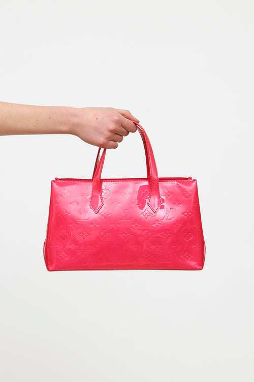 Louis Vuitton Pink Vernis Wilishire PM Tote Bag