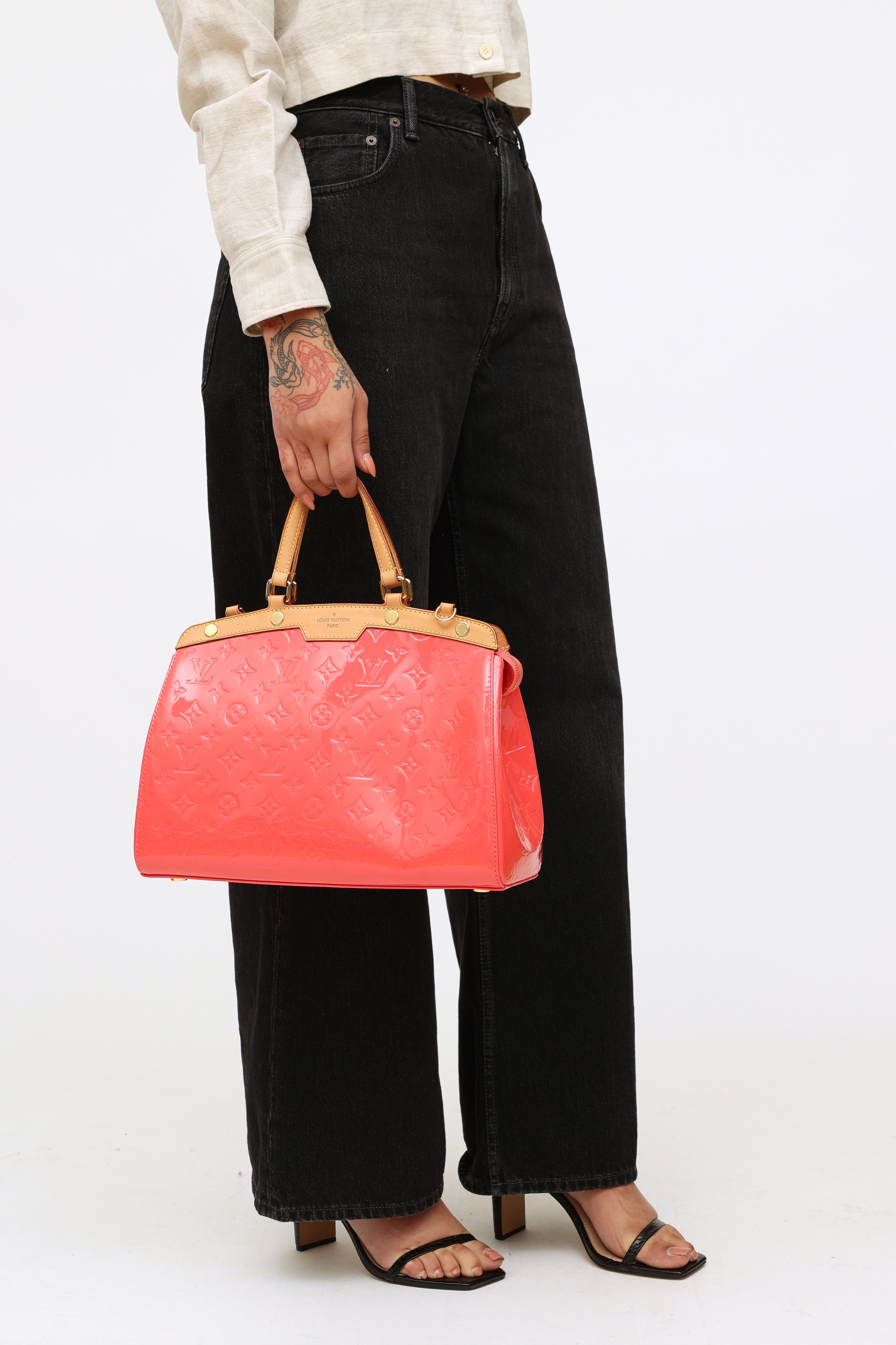 Louis Vuitton // Rose Litchi Vernis Brea Bag – VSP Consignment
