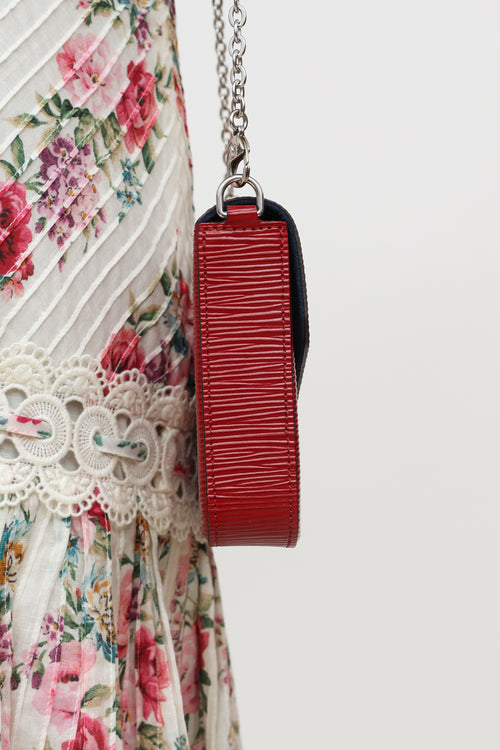 Louis Vuitton 2019 Epi Cherry Berry Félicie Pochette Bag