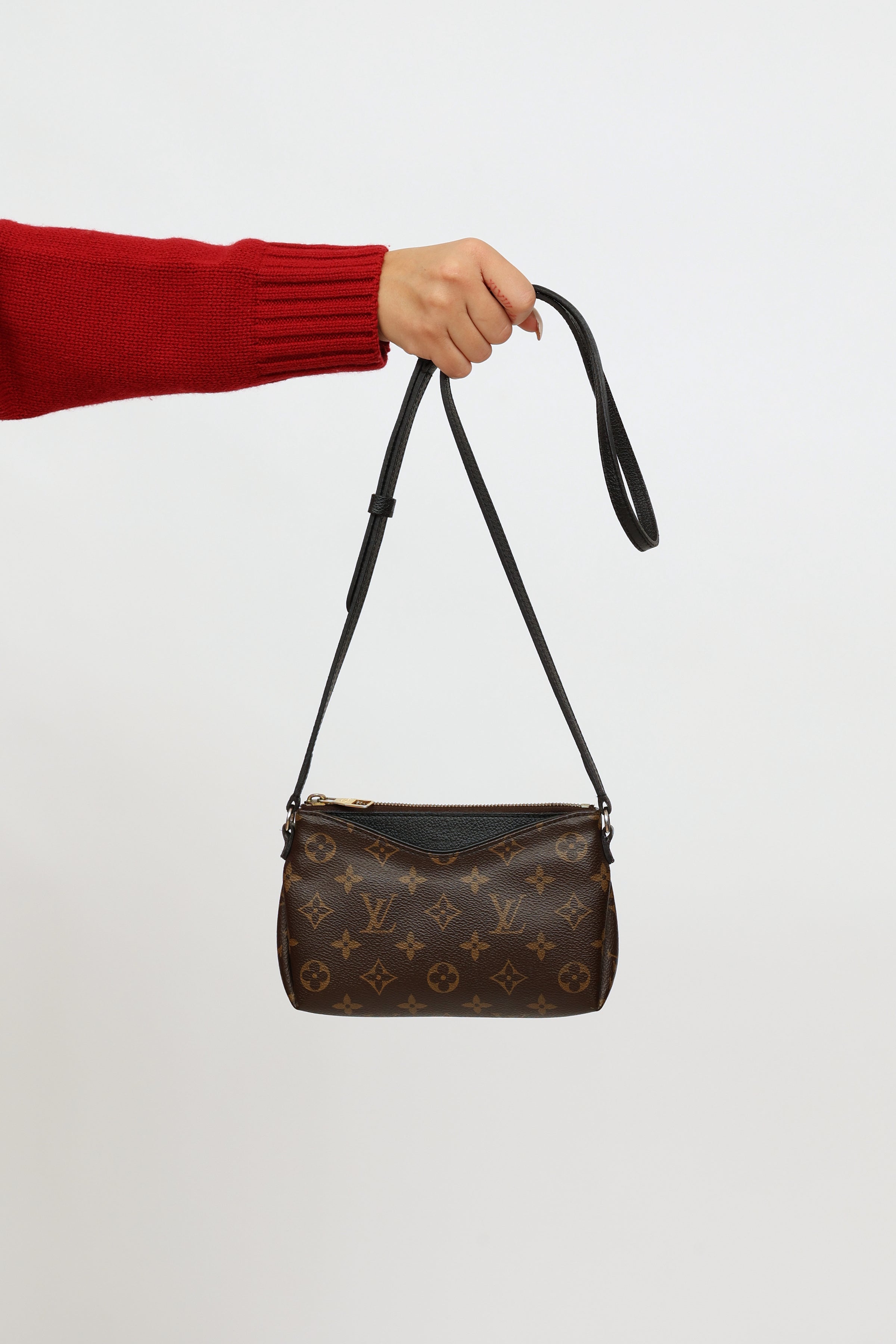 Louis Vuitton Monogram Pallas Clutch or Crossbody With Noir  A World Of  Goods For You LLC