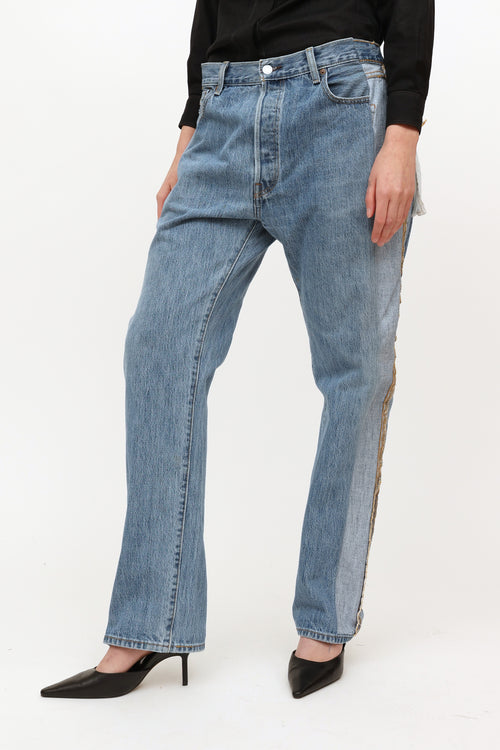 Sami Miro Porterhouse Lightwash Upcycled Denim Jeans