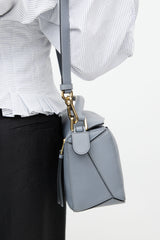 Loewe Grey Small Puzzle Bag