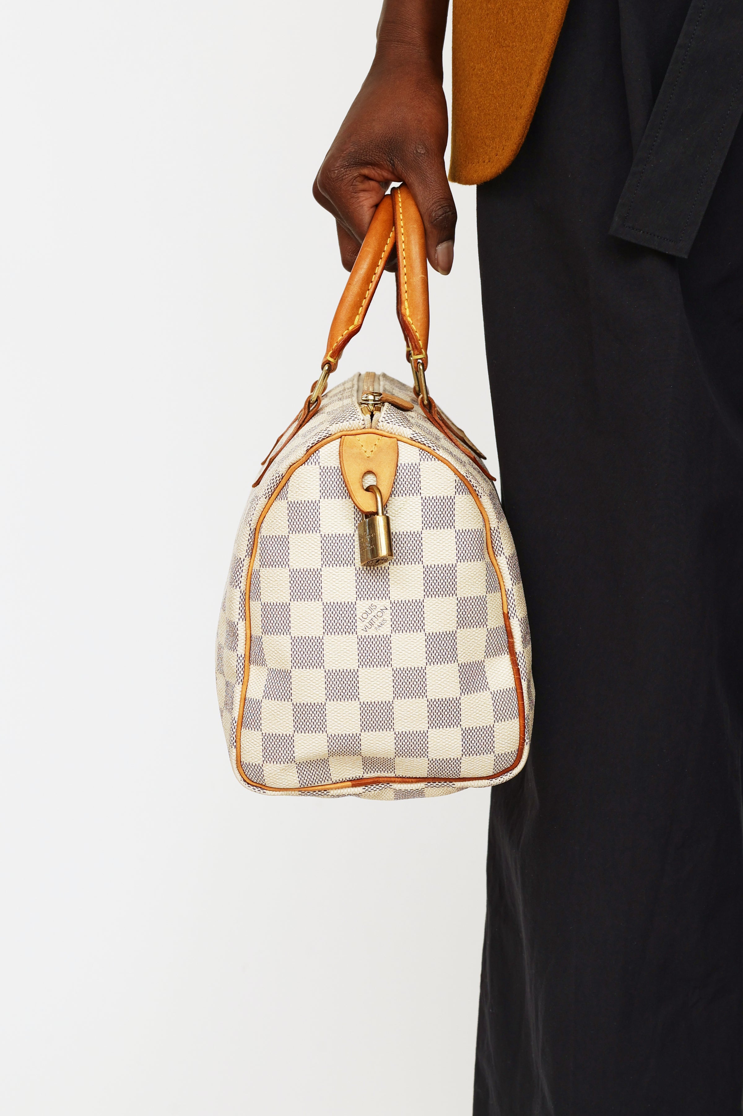 Louis Vuitton Damier Azur Speedy 25 Bag LVJS507 - Bags of CharmBags of Charm