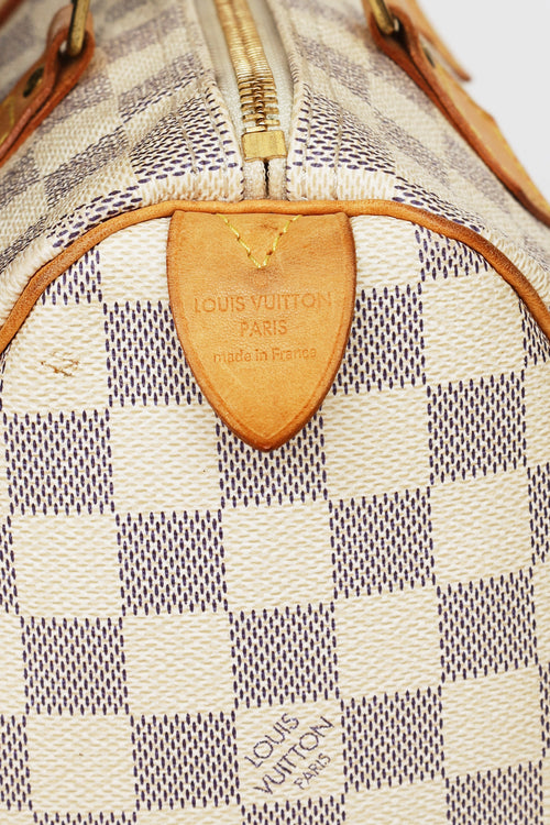 Louis Vuitton 2007 Damier Azur Speedy 25 Handbag