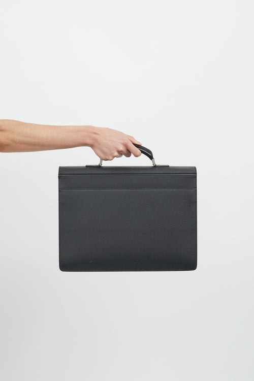 Louis Vuitton Black Taiga Leather Robusto Briefcase