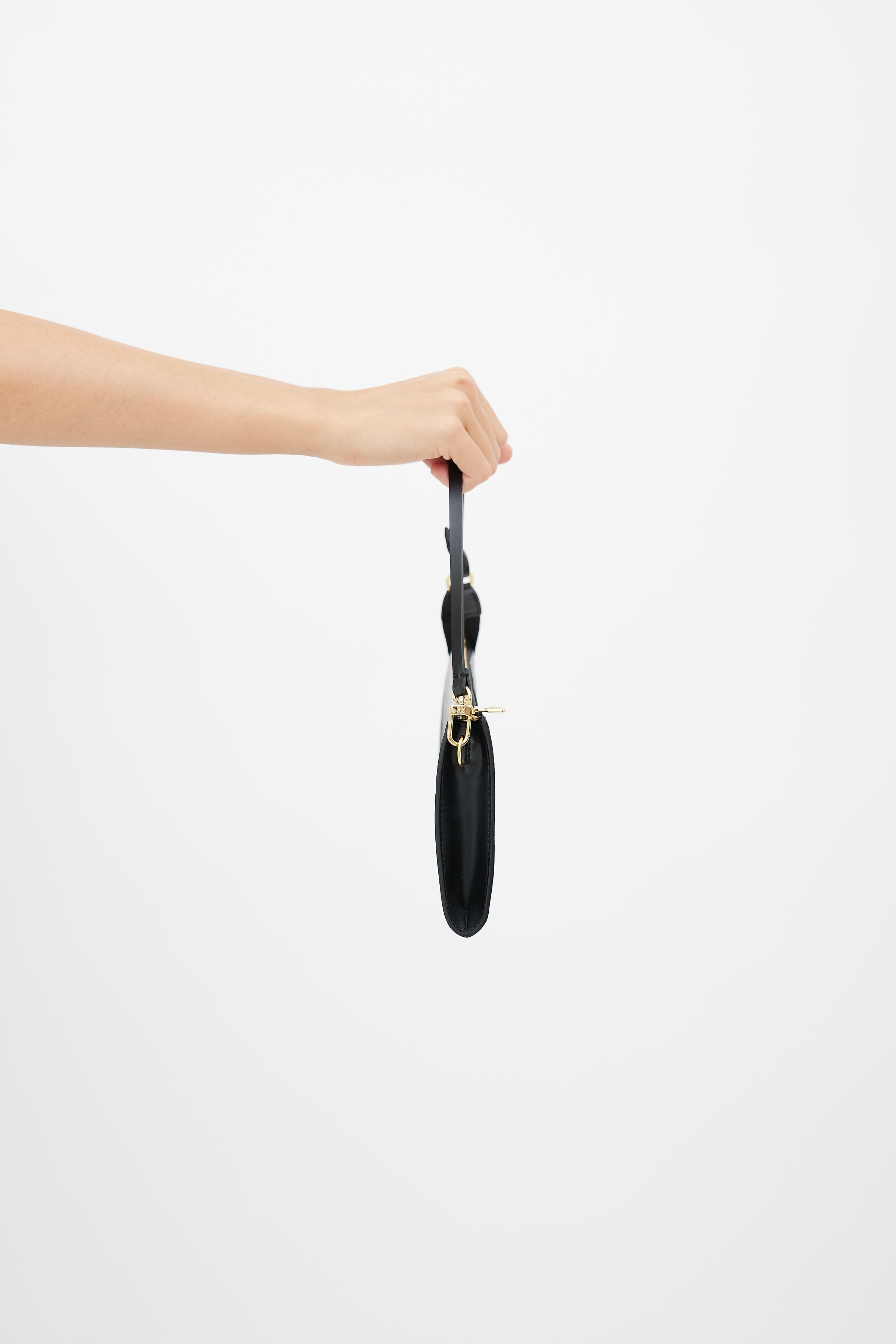 Louis Vuitton // Black Epi Pochette Accessoires Pouch – VSP