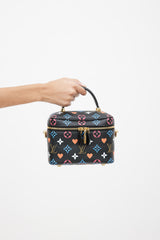 NEW Louis Vuitton Game on Vanity PM small Black Multicolor bag w