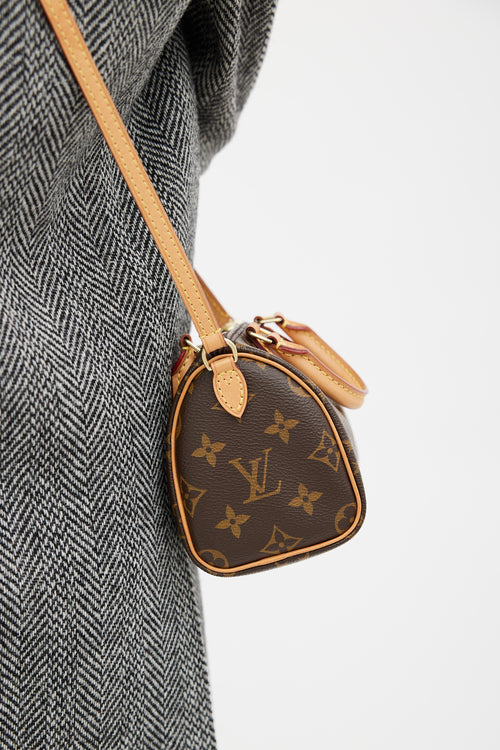 Louis Vuitton Brown Monogram Nano Speedy Bag