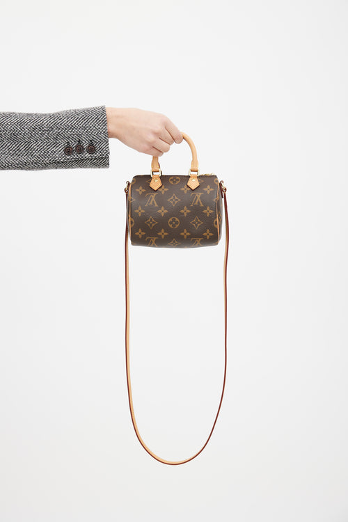 Louis Vuitton Brown Monogram Nano Speedy Bag