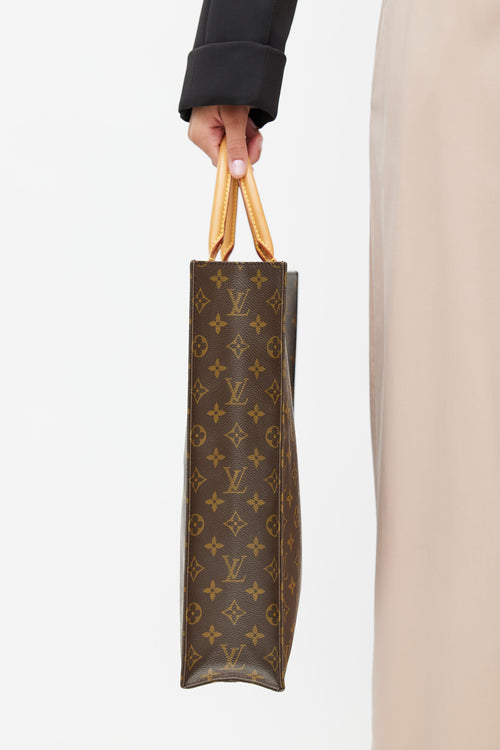 Louis Vuitton Brown Monogram Canvas Sac Plat GM Tote