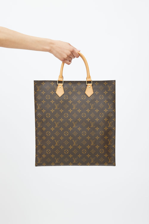 Louis Vuitton Brown Monogram Canvas Sac Plat GM Tote