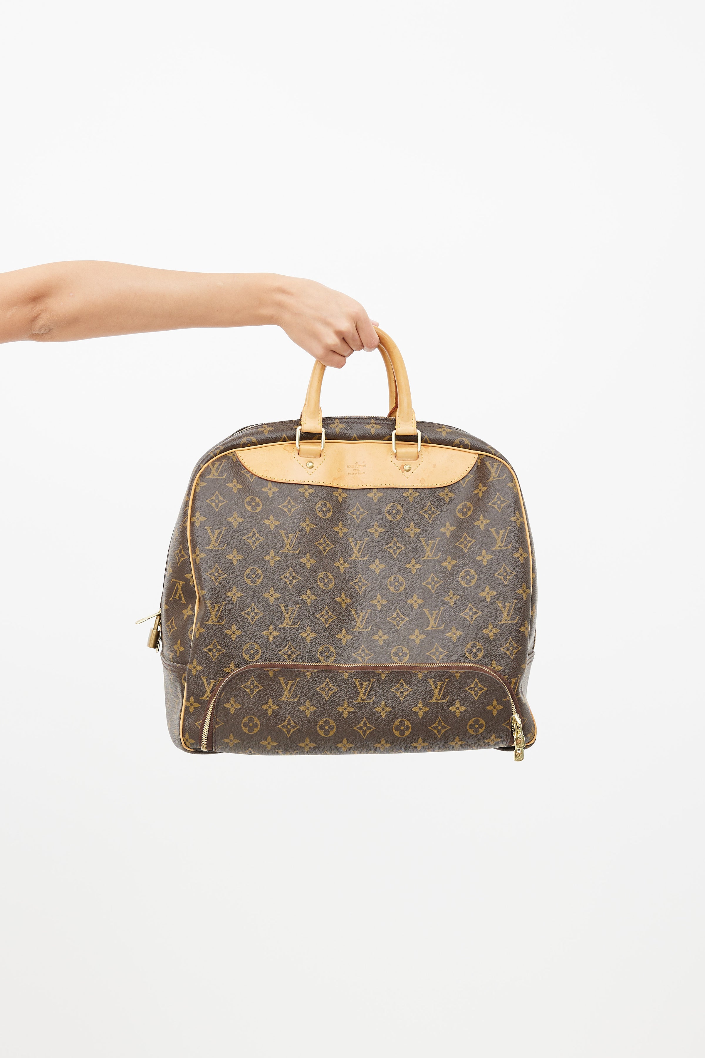 Brown Louis Vuitton Monogram Evasion Travel Bag