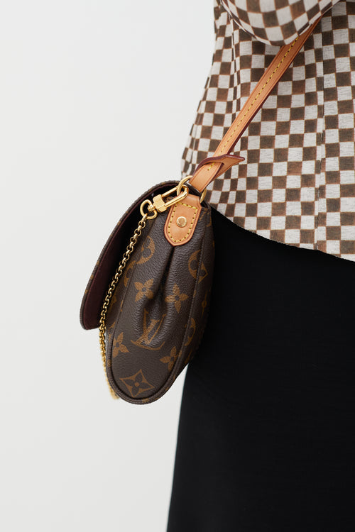 Louis Vuitton Brown Monogram Favourite MM Shoulder Bag